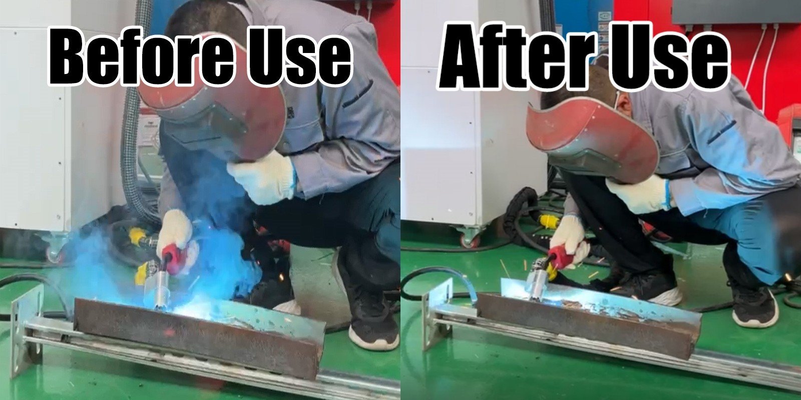 application of fume extractor